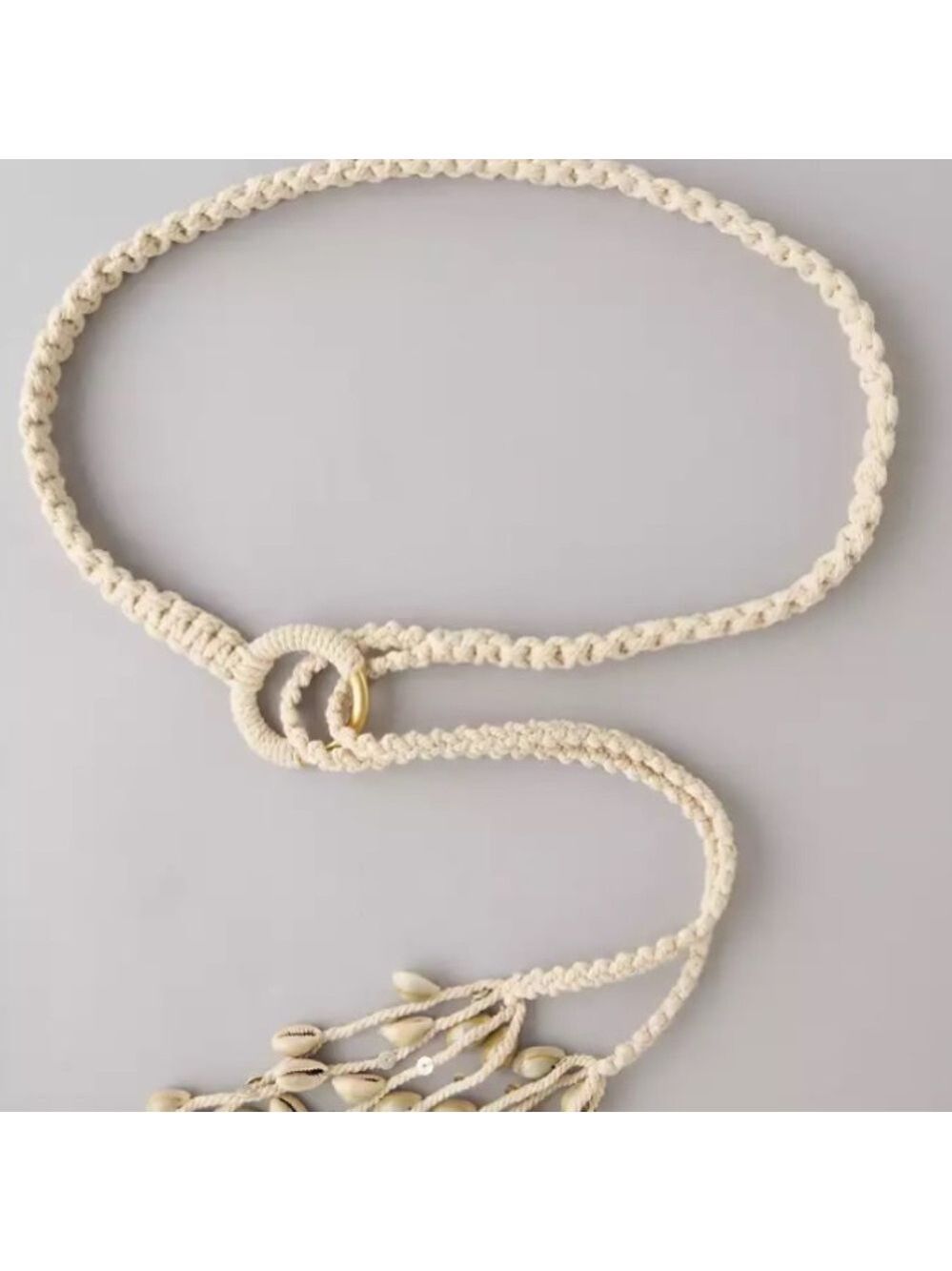 Macrame Carry Strap + Belt Multifunction Multipurpose NEW Handcrafted Natural - Picture 5 of 16